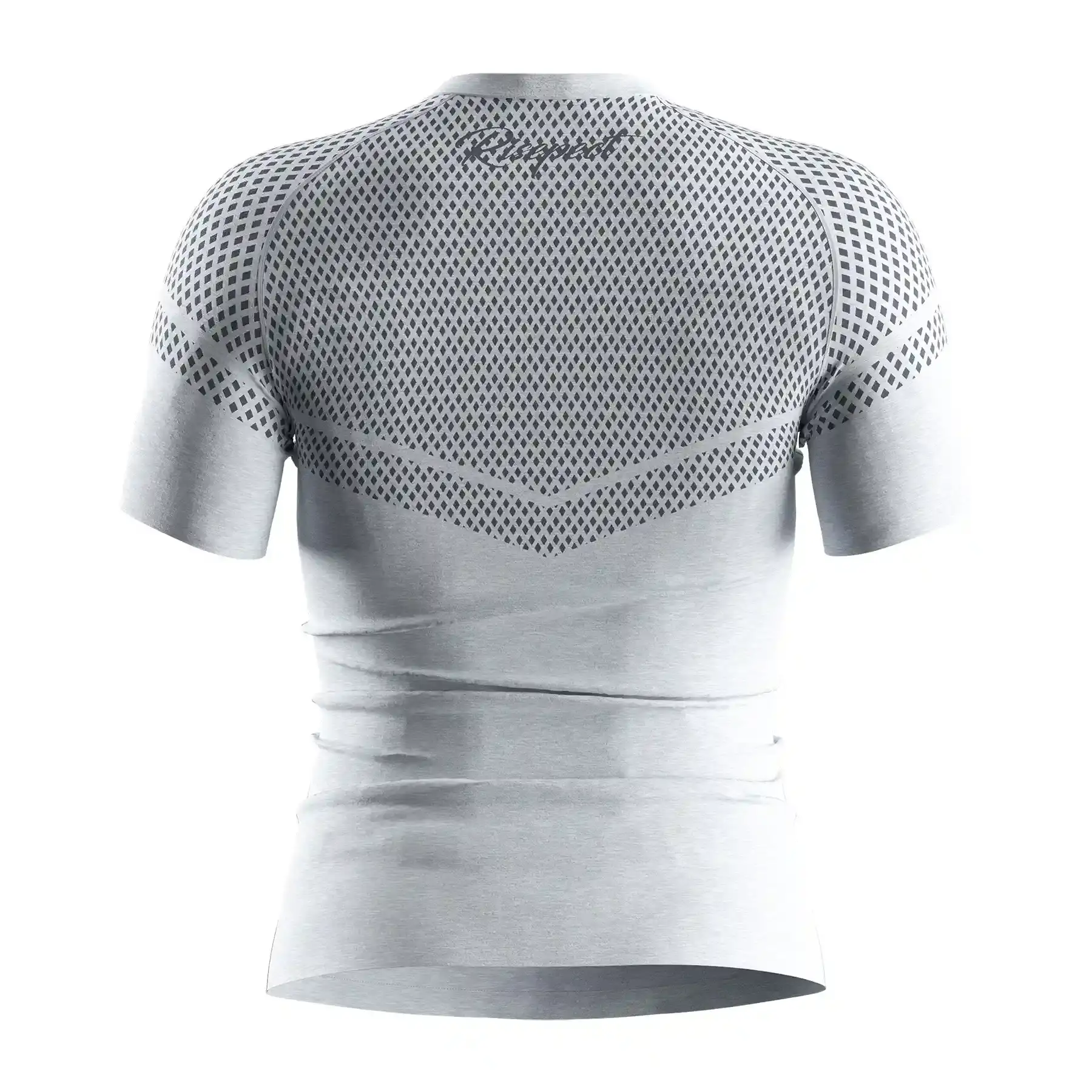
                Ultrasonic Welded Seamless Knit Short Sleeve Rash Guard Custom Bulk