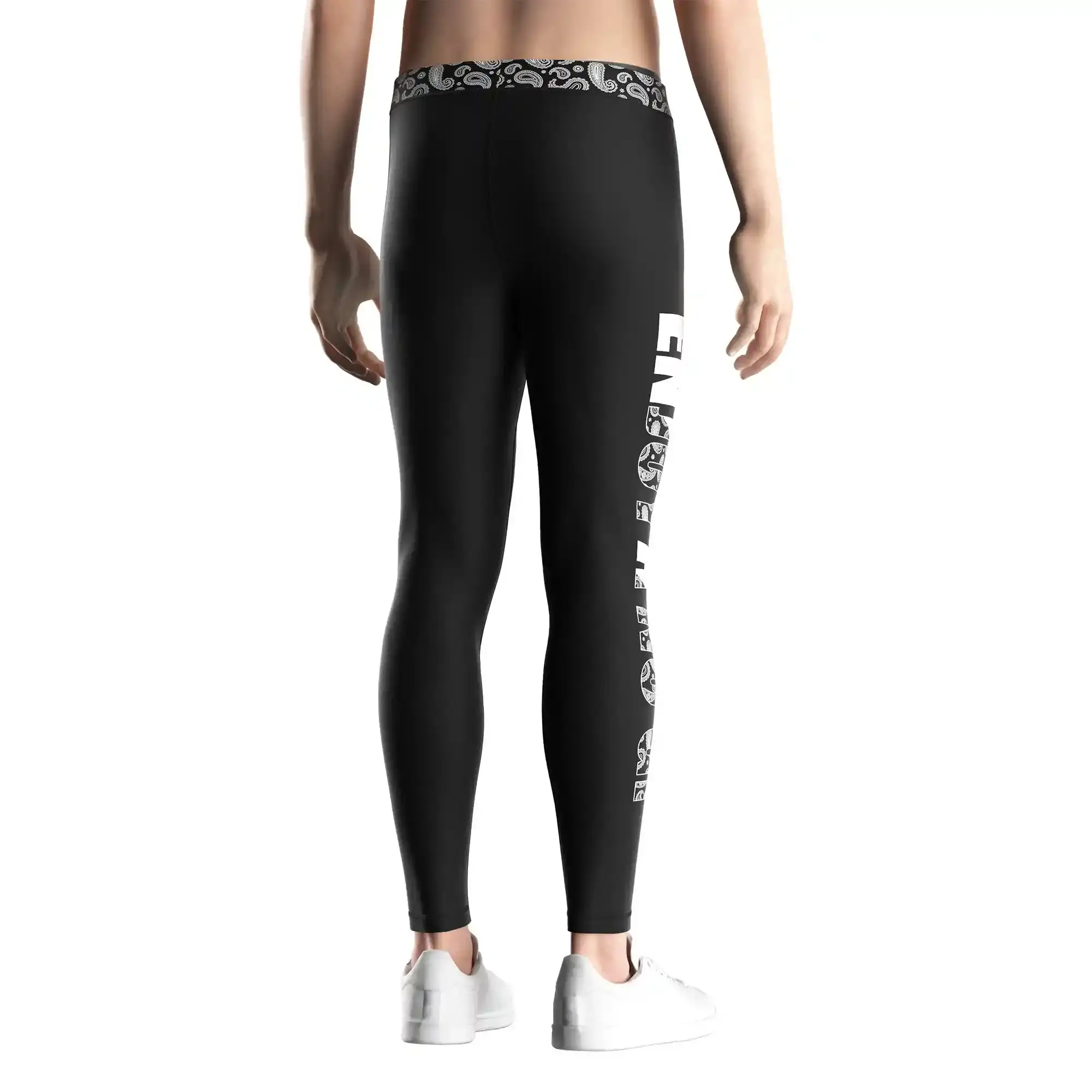 
                PAISLEY FASHION MEN JIU JITSU NO GI GRAPPLING LEGGINGS