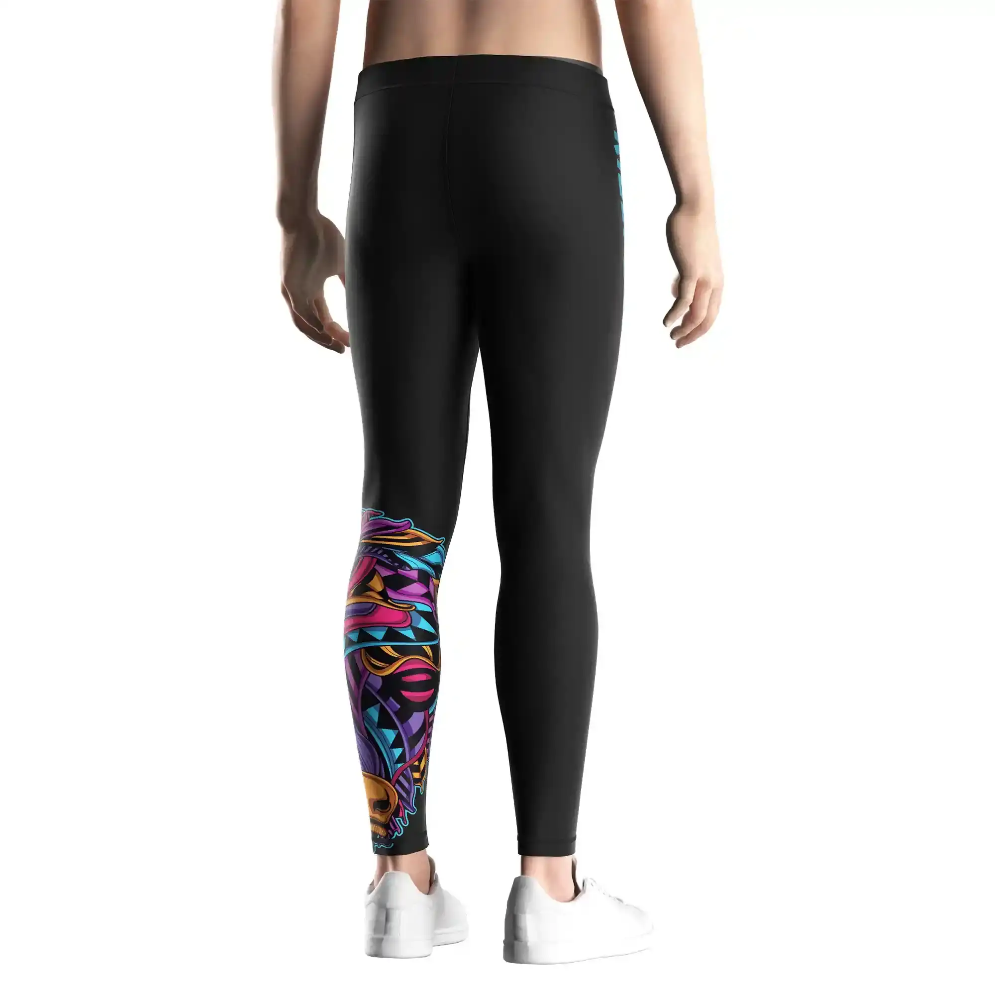 
                Neon Bull Head Quick Dry Sublimated Spats Legging Pants for MMA BJJ