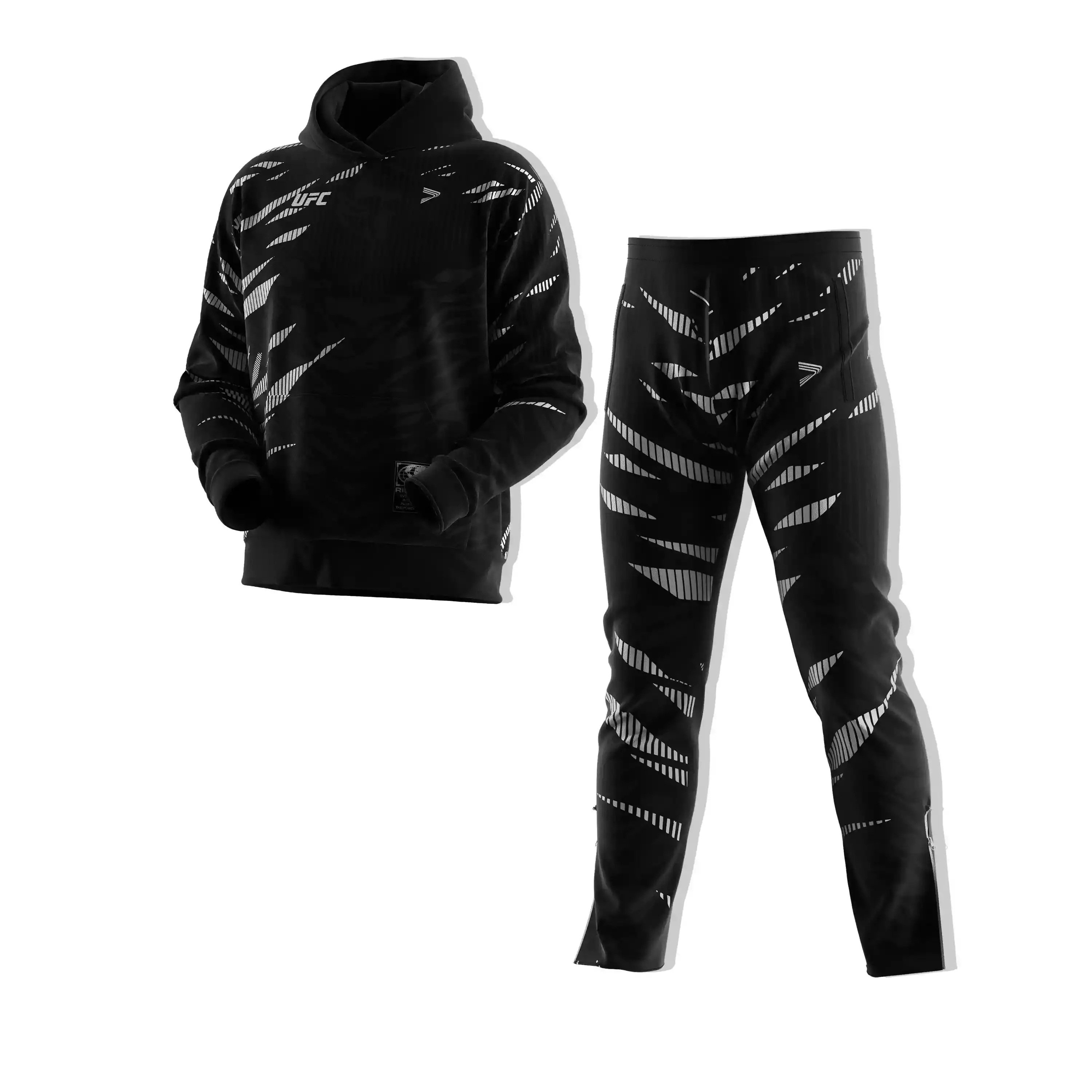 
                Team Club Camo Slash Combat Hoodie & Sweatpants Custom Wholesale Set