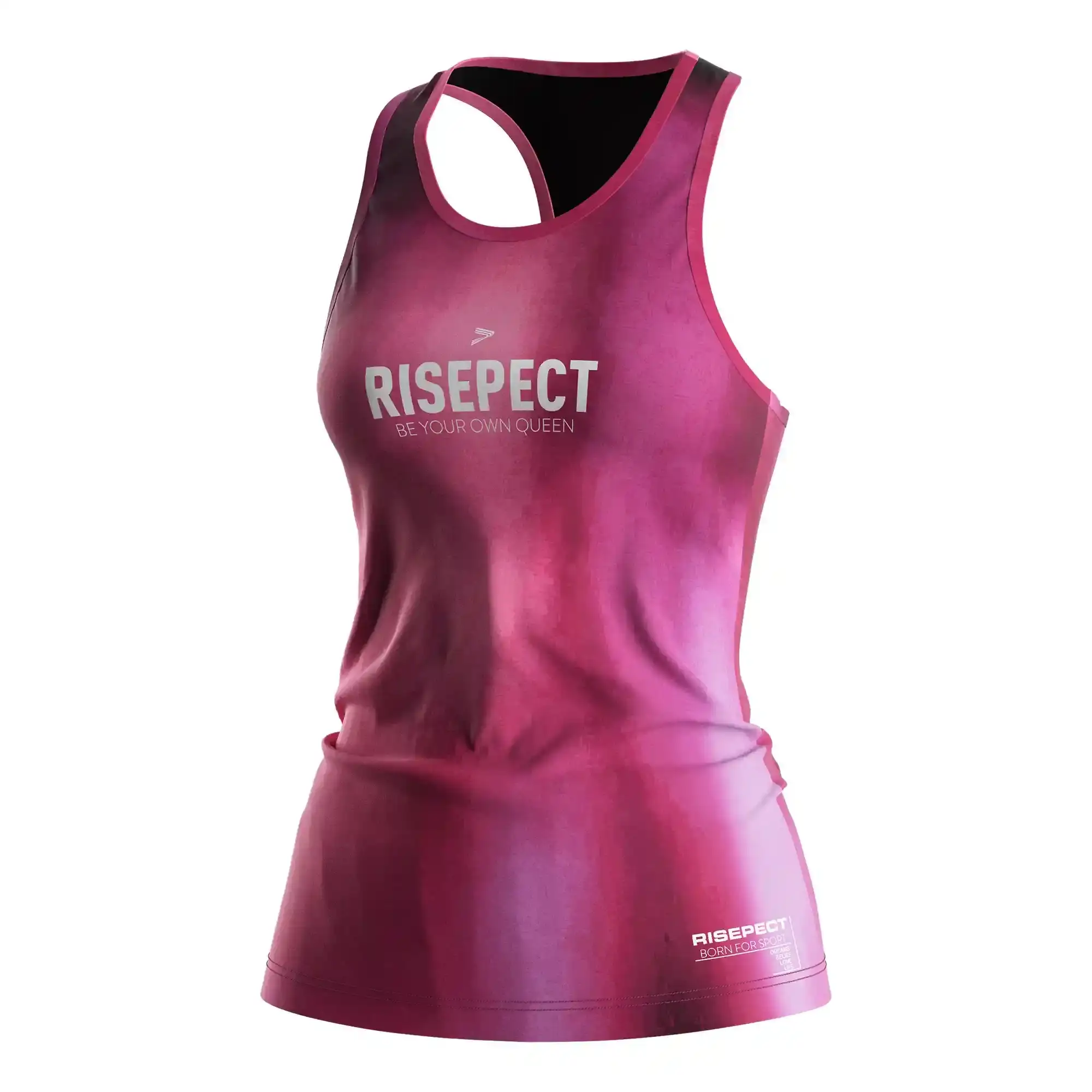 
                Pink Graphic Sports Tank Top for Women Active Tank Top