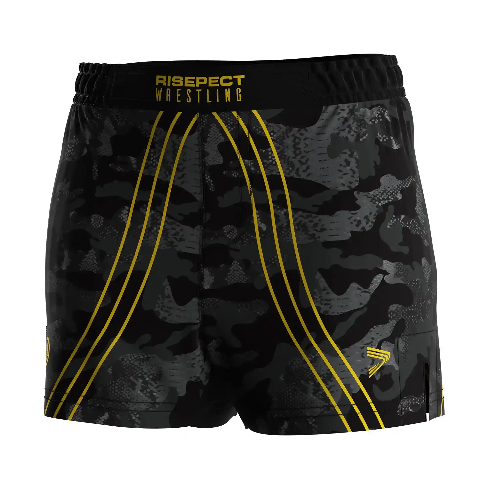 
                Women's Wrestling Shorts Black Camo OEM Combat Training Shorts