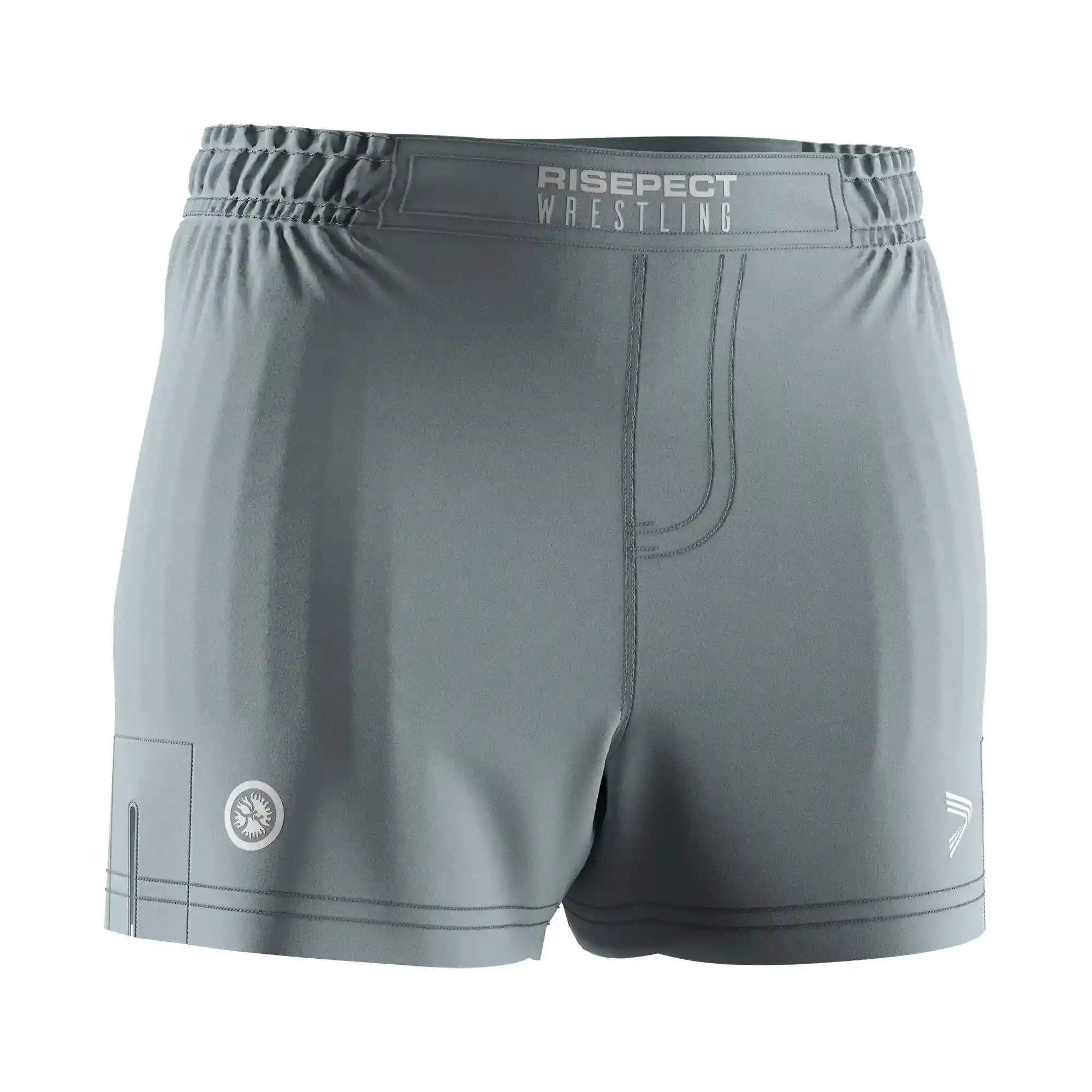 
                Women's Wrestling Shorts Light Gray OEM Performance Training Gear