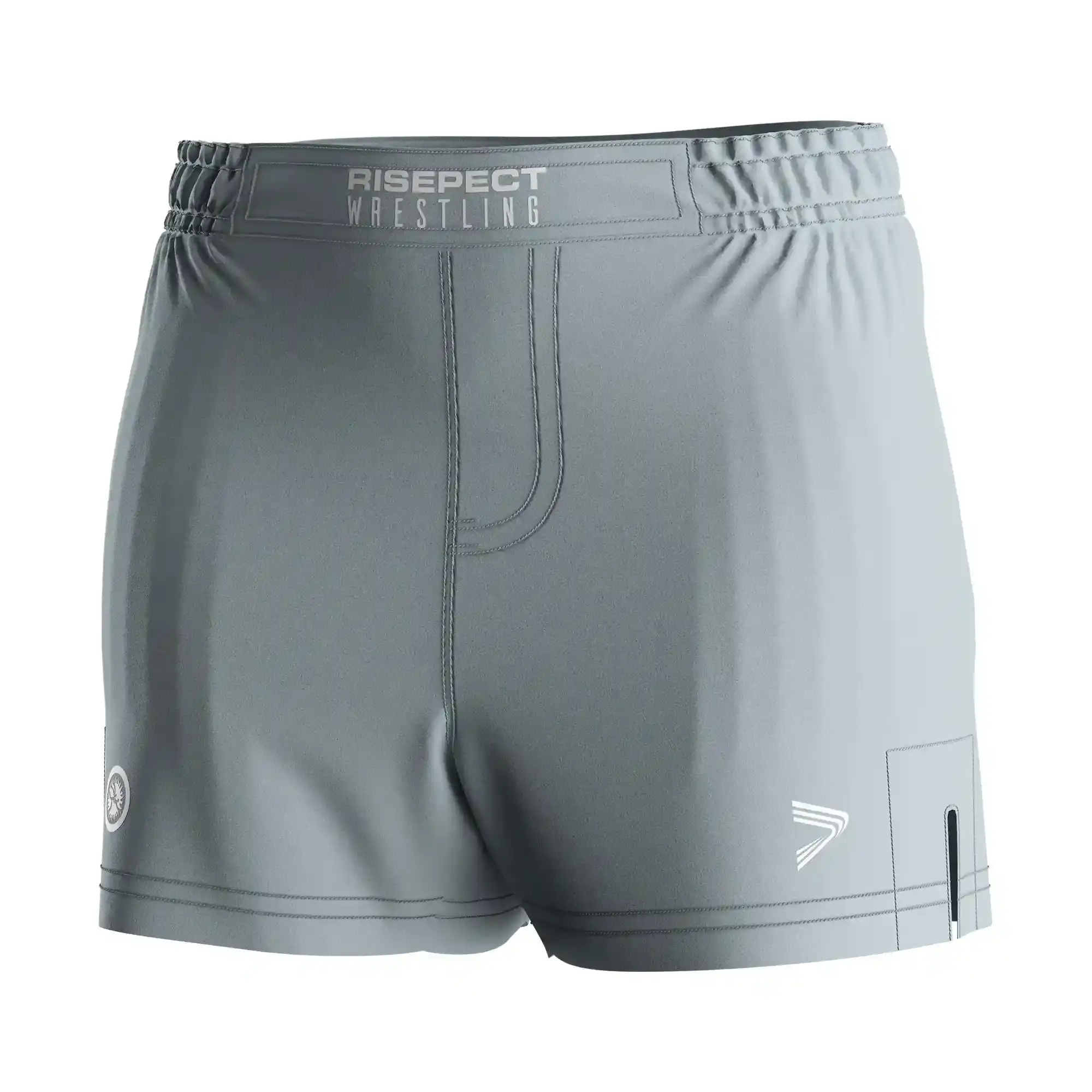 
                Women's Wrestling Shorts Light Gray OEM Performance Training Gear