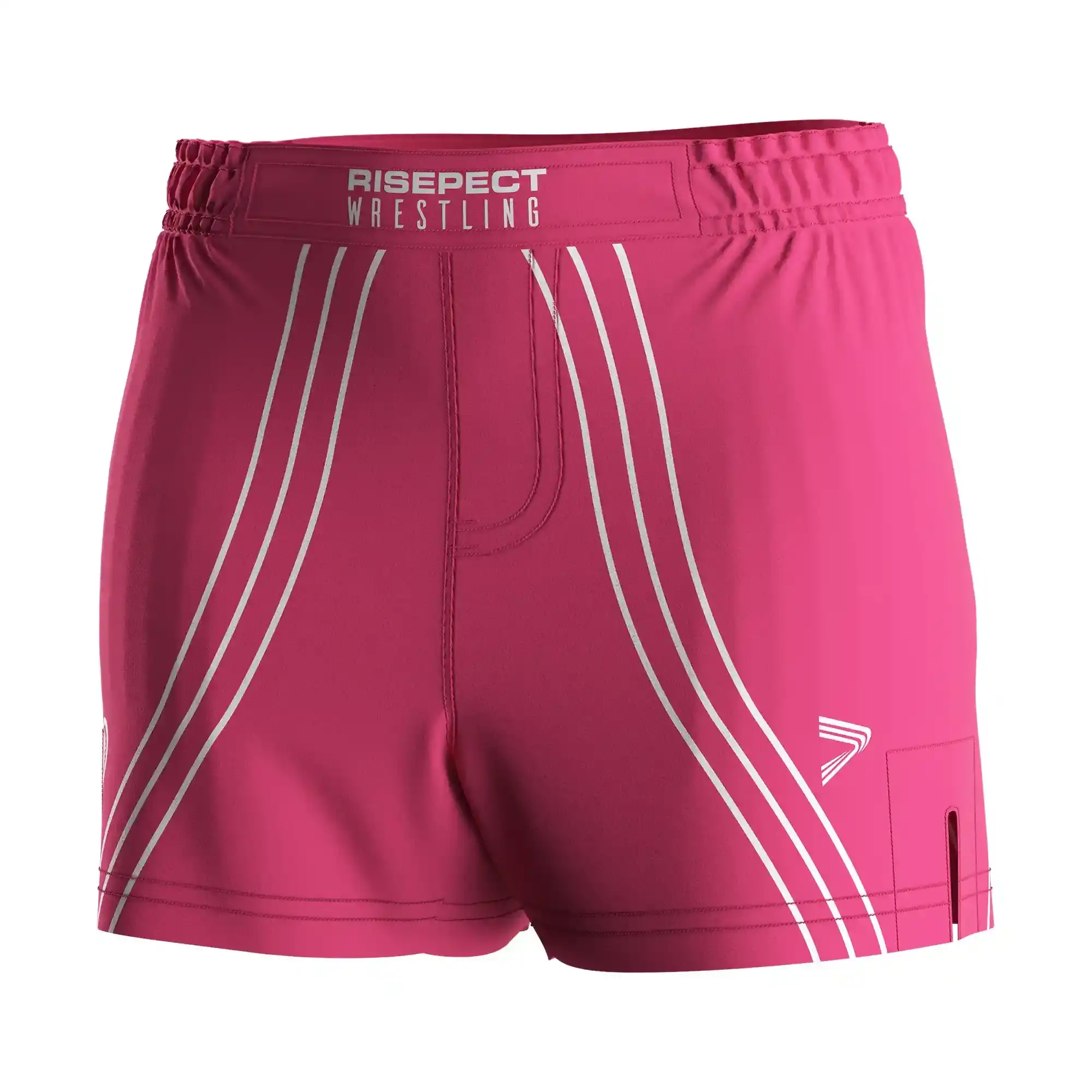 
                Women's Wrestling Shorts Pink Custom Team Athletic Wear