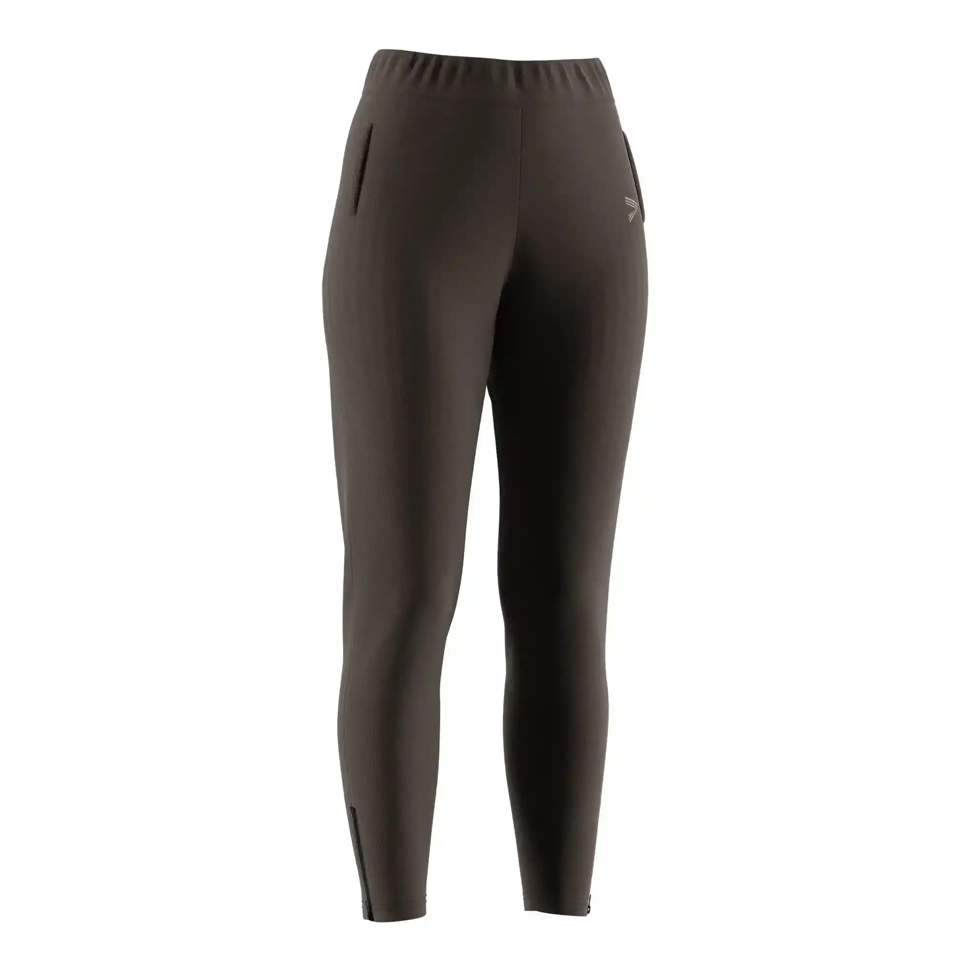 
                Brown Women's Casual Zip Hem Sweatpants Wholesale