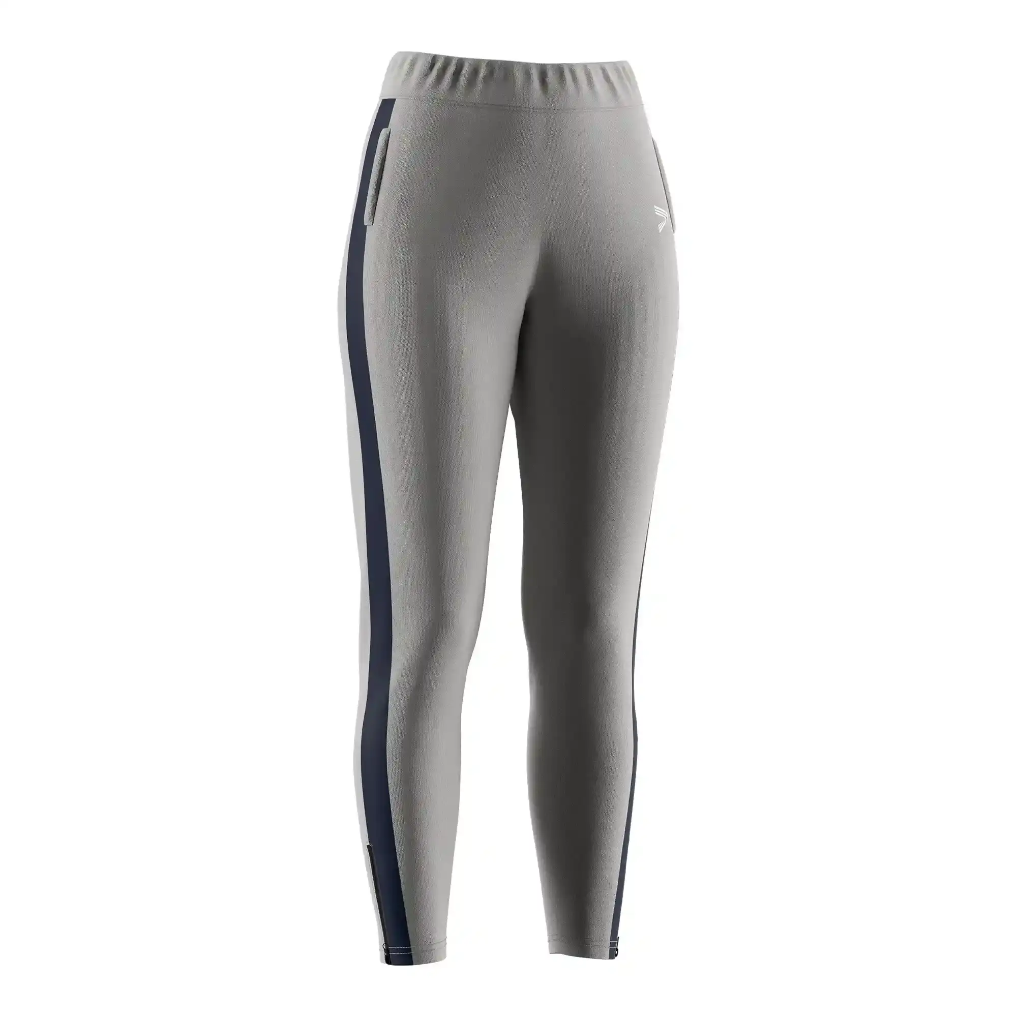 
                Gray Women's Athletic Zip Ankle Sweatpants Wholesale