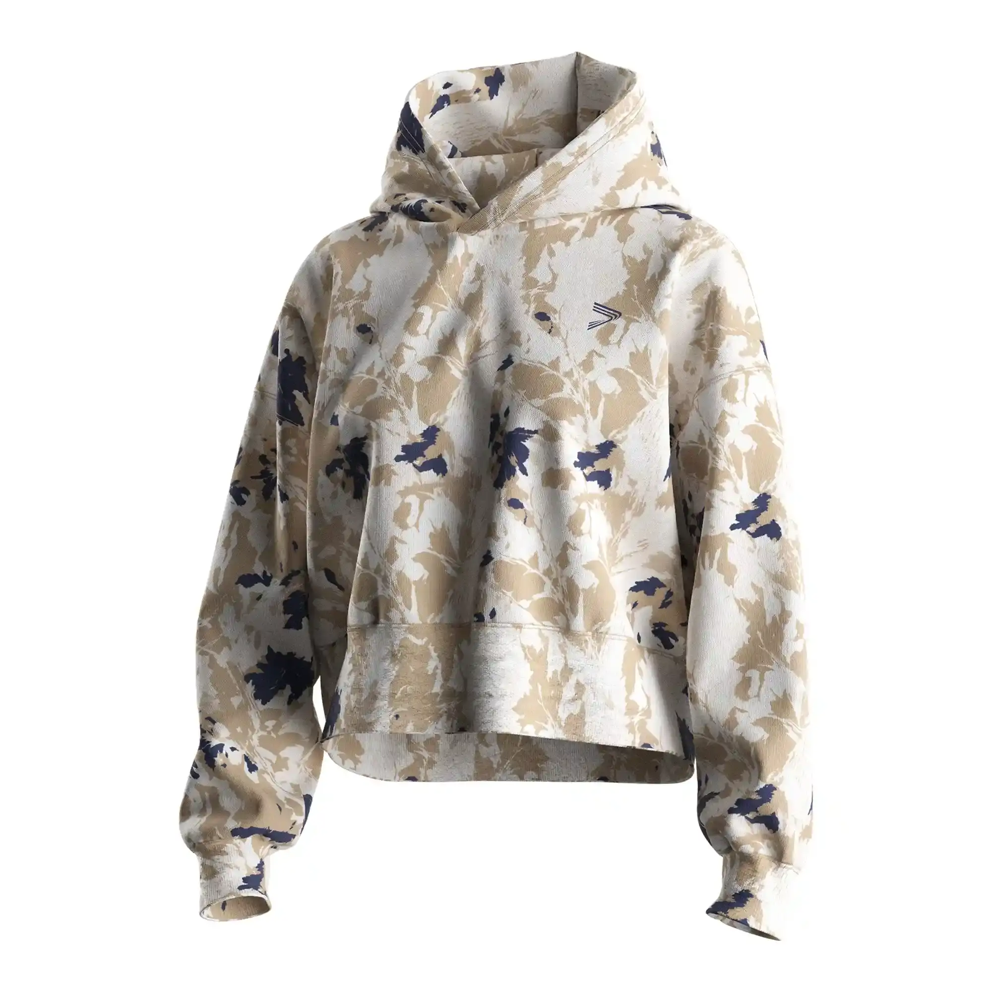 
                Women's Camo Cropped Hoodie Bulk Custom Supplier
