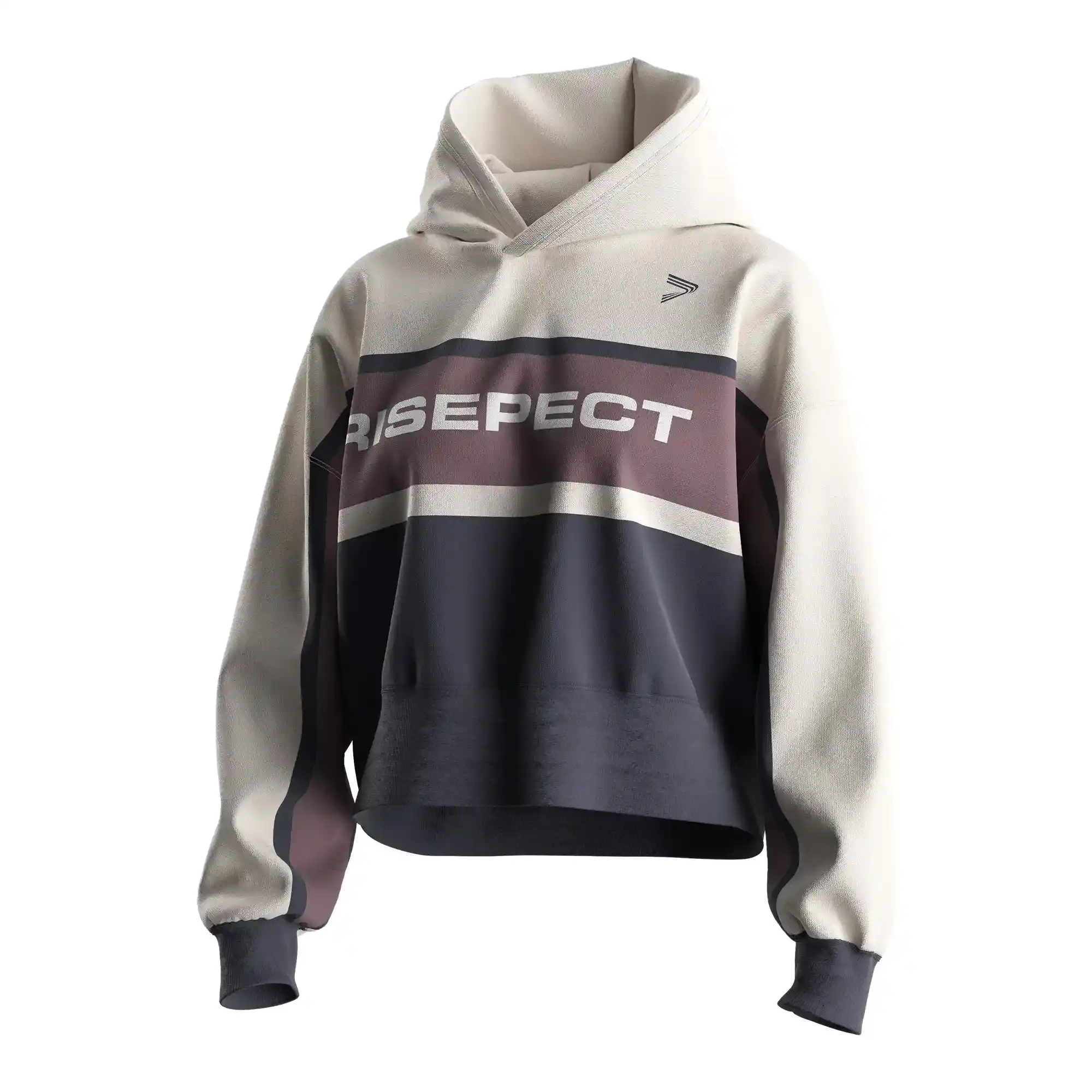 
                Women's Cropped Hoodie Colorblock Wholesale Supplier