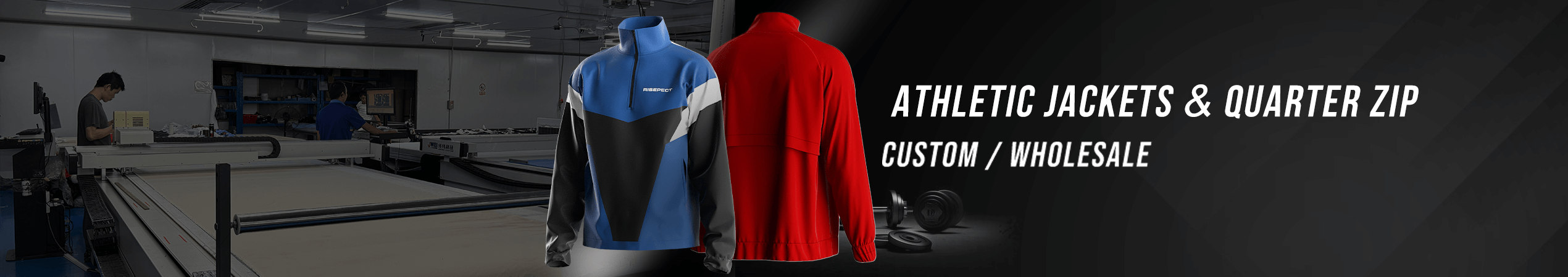 Wholesale Custom Athletic Jackets and Quarter Zip