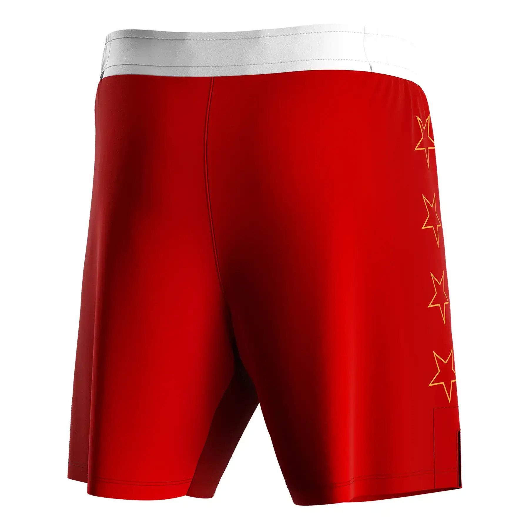 
                Print Red Sublimation Wrestling Shorts Grappling Shorts