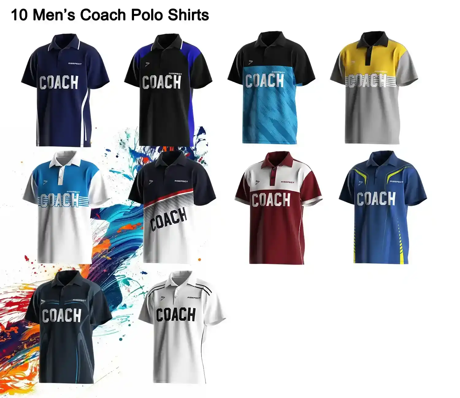 10 styles coach polo shirts from Rise Sportswear
