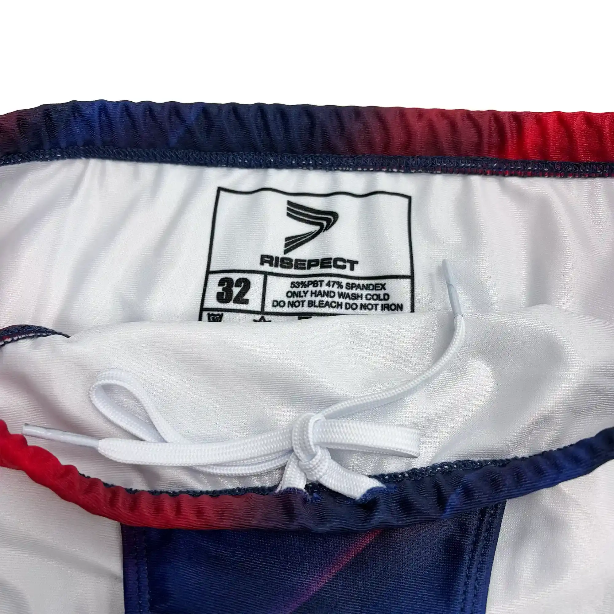 Rainbow Swim Briefs Waist Detail