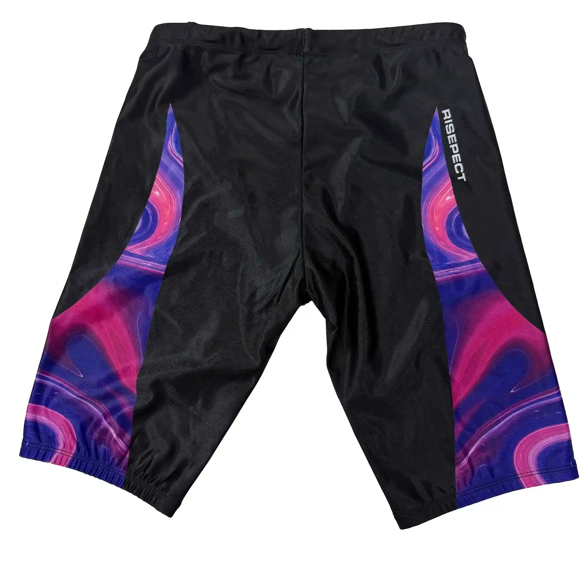 Competition Swim Jammers FINA Approved Designs Flat Lay Front Side View