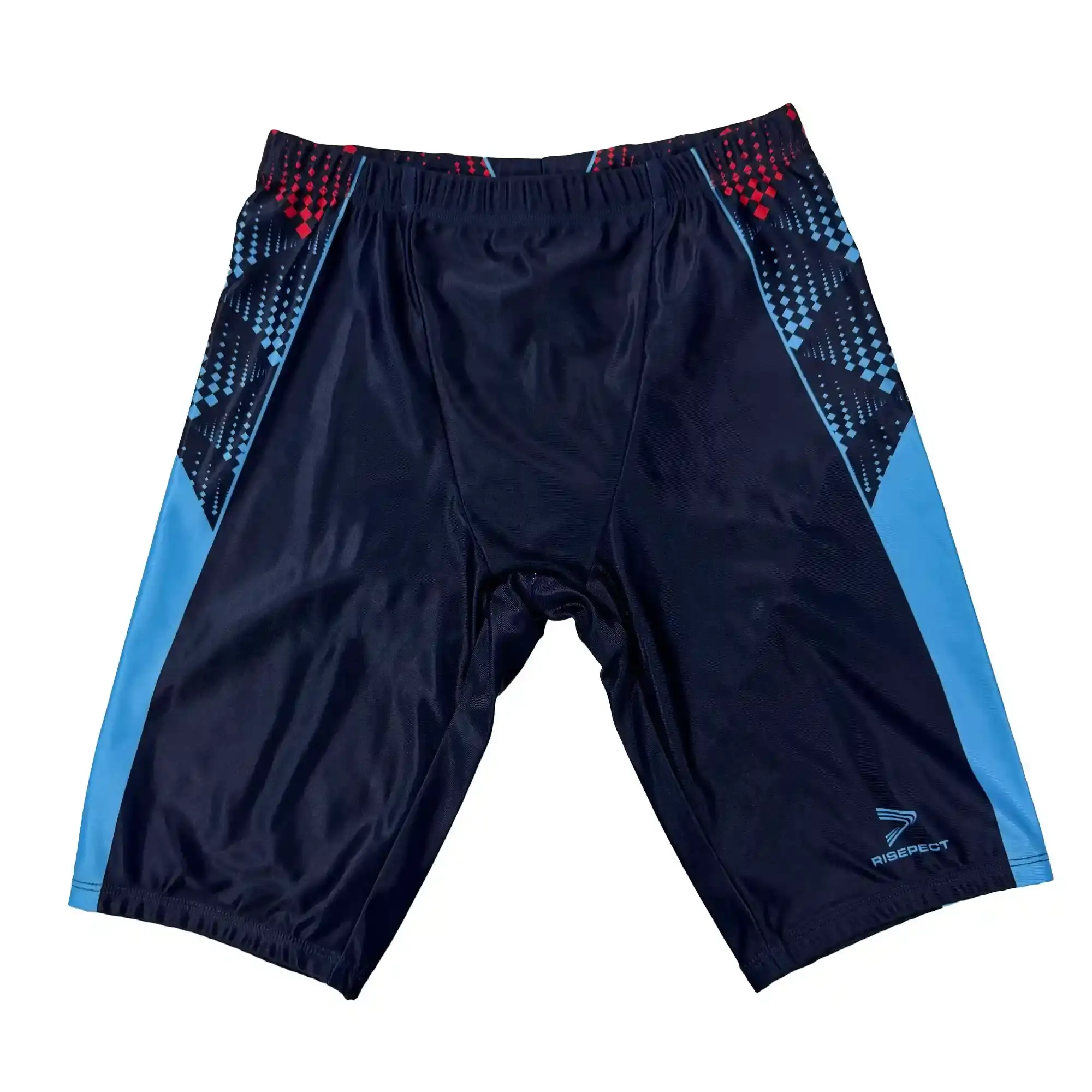 Custom Swim Jammers for School Teams Flat Lay Front View