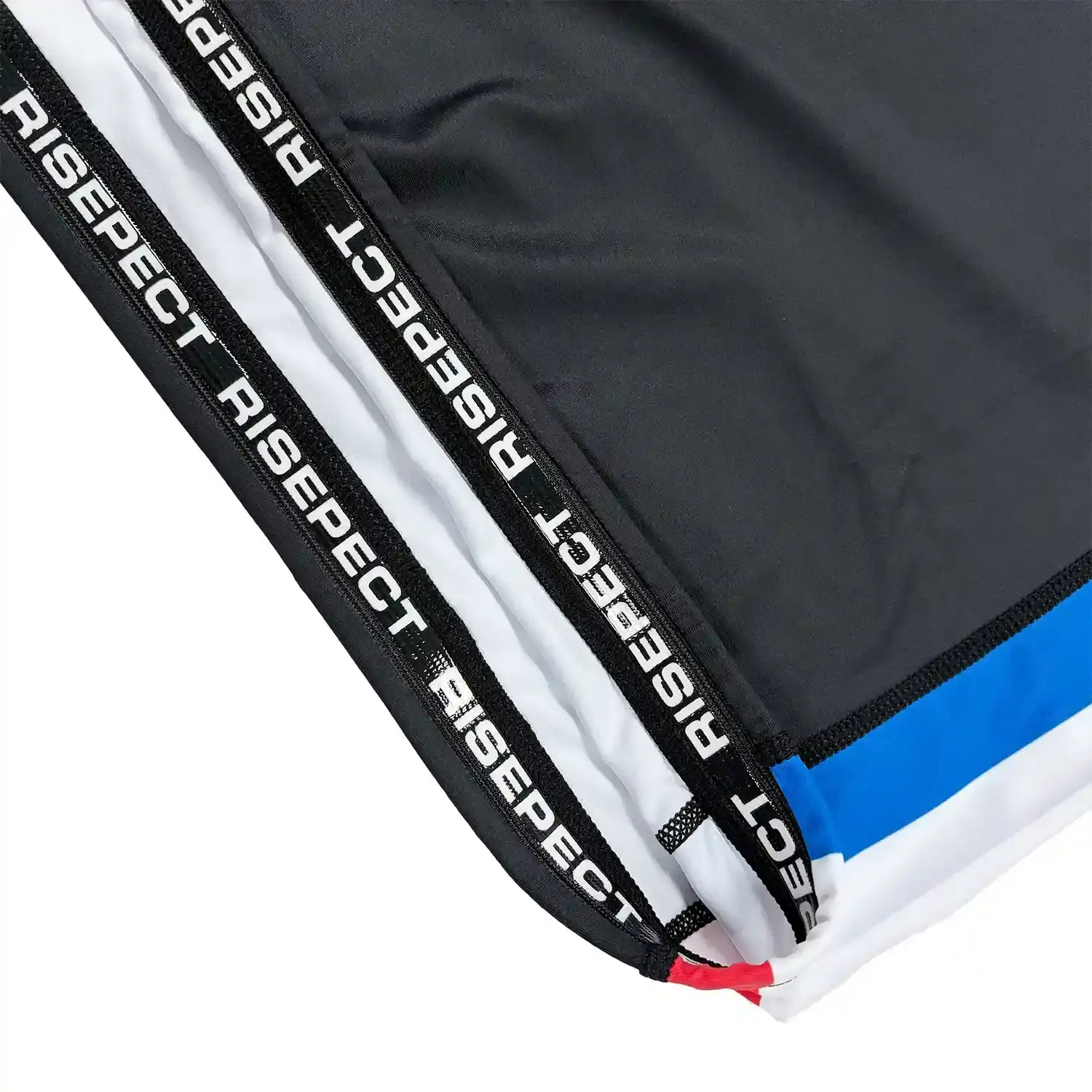 The custom brand logo silicone strip of Custom black short sleeve rash guard France jiujitsu