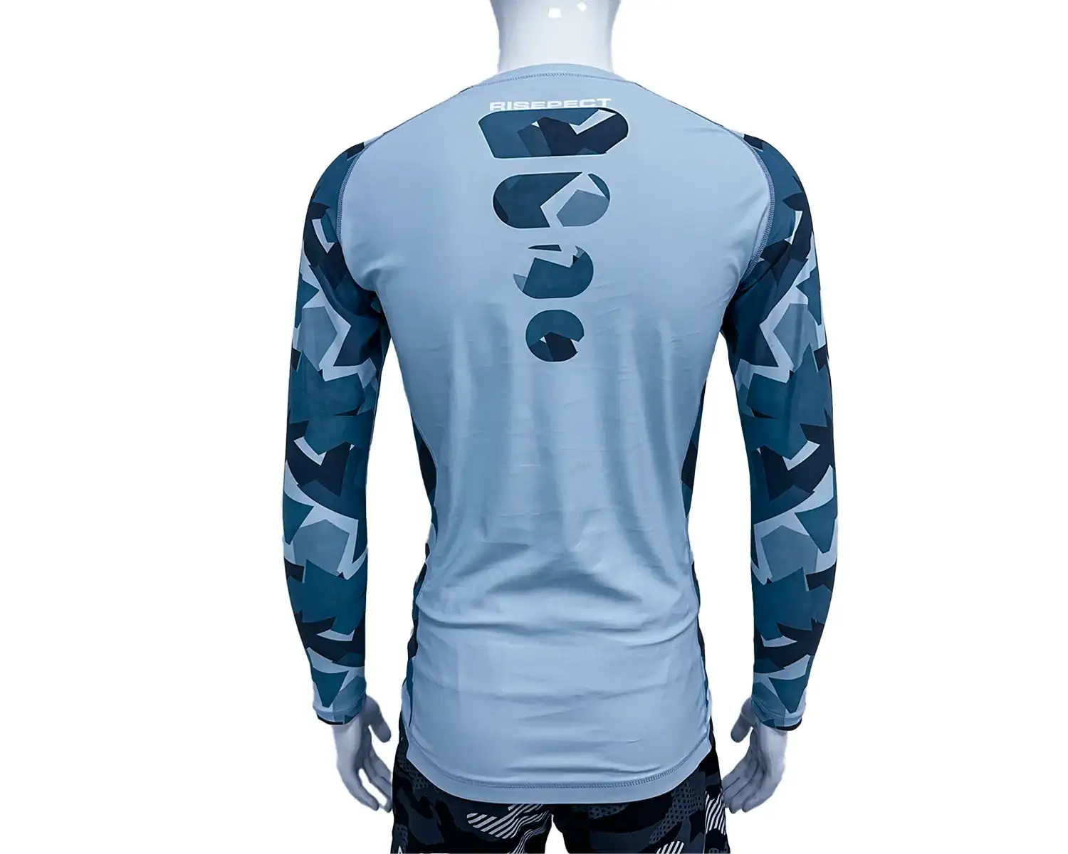 Upf50 Bjj Rashgaurd back view