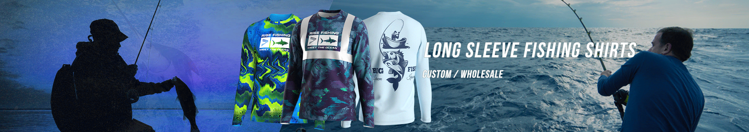 Wholesale Custom Long Sleeve Fishing Shirts