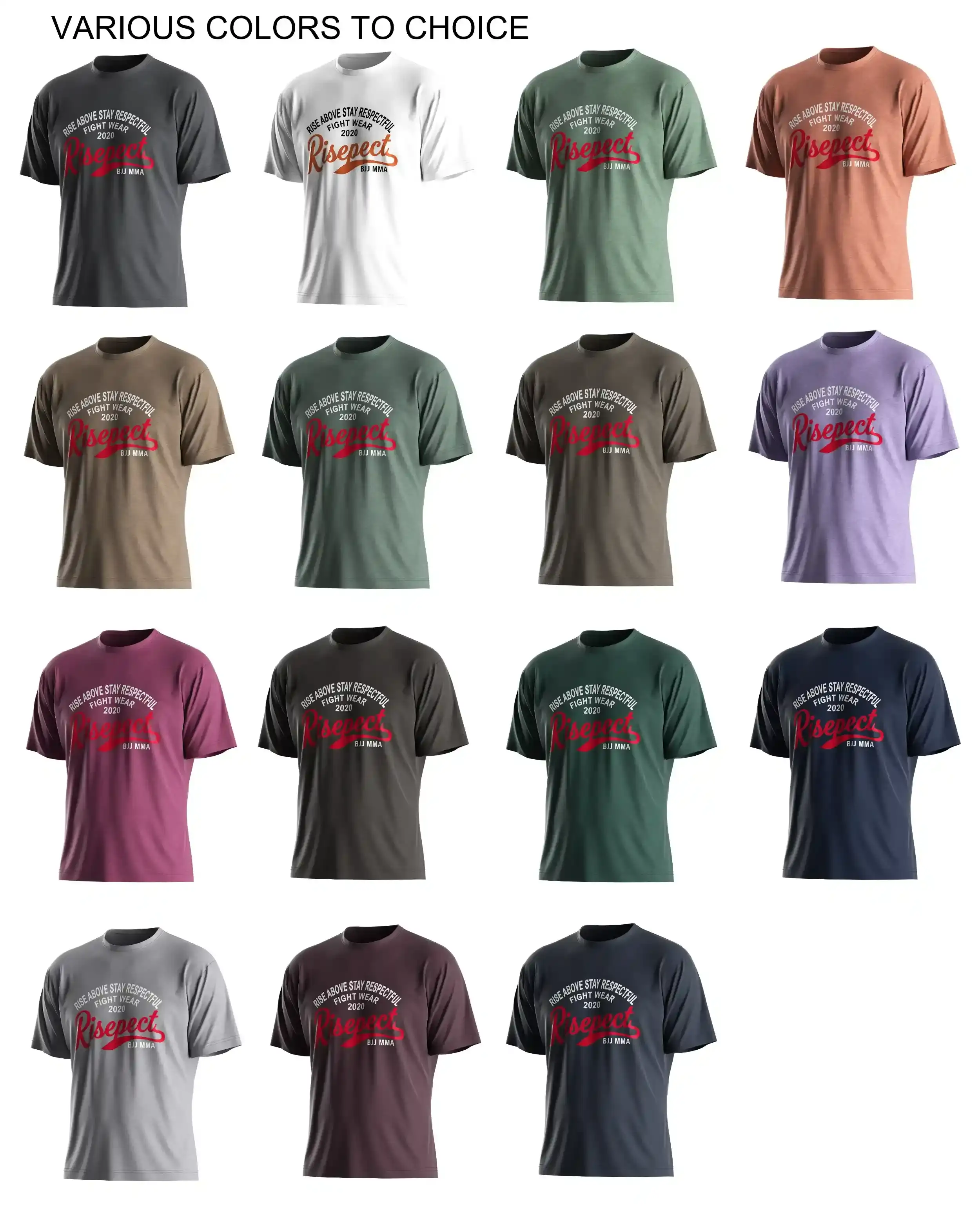 Various colors to choice: 15 colors combat culture tee