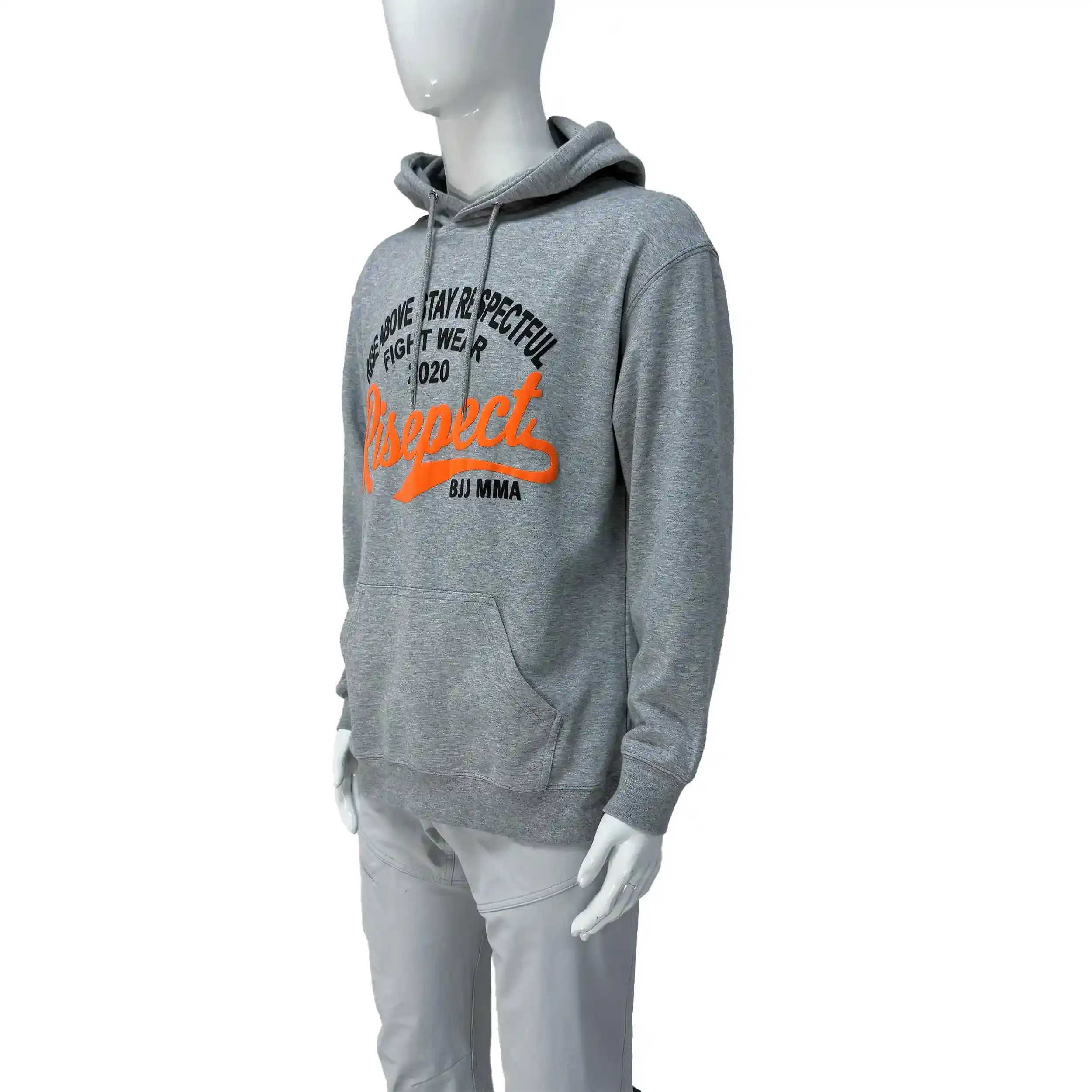 Combat Culture Hoodie Front-Side View Without Hood Up