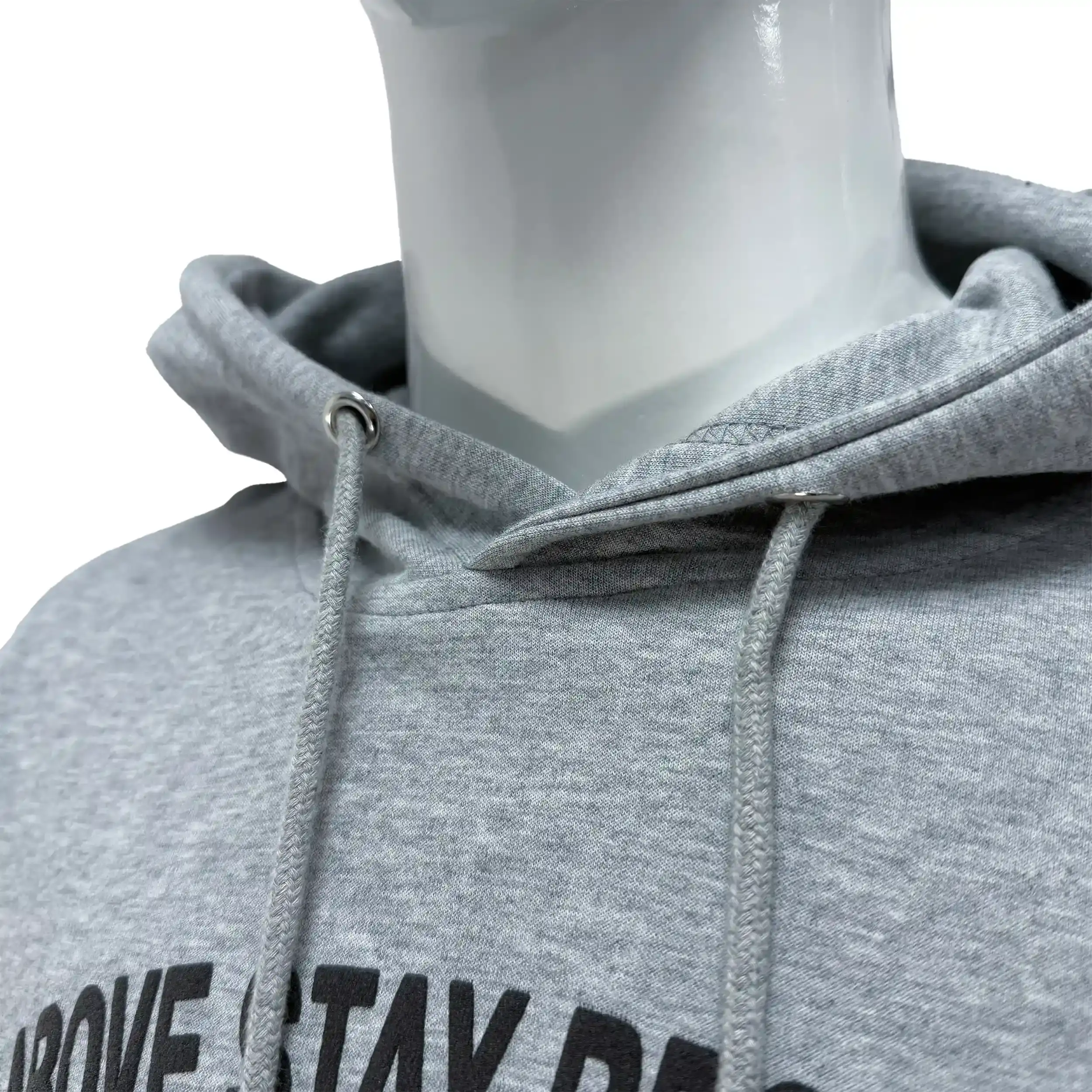 Combat Culture Hoodie Close-Up Hood Drawstring Detail
