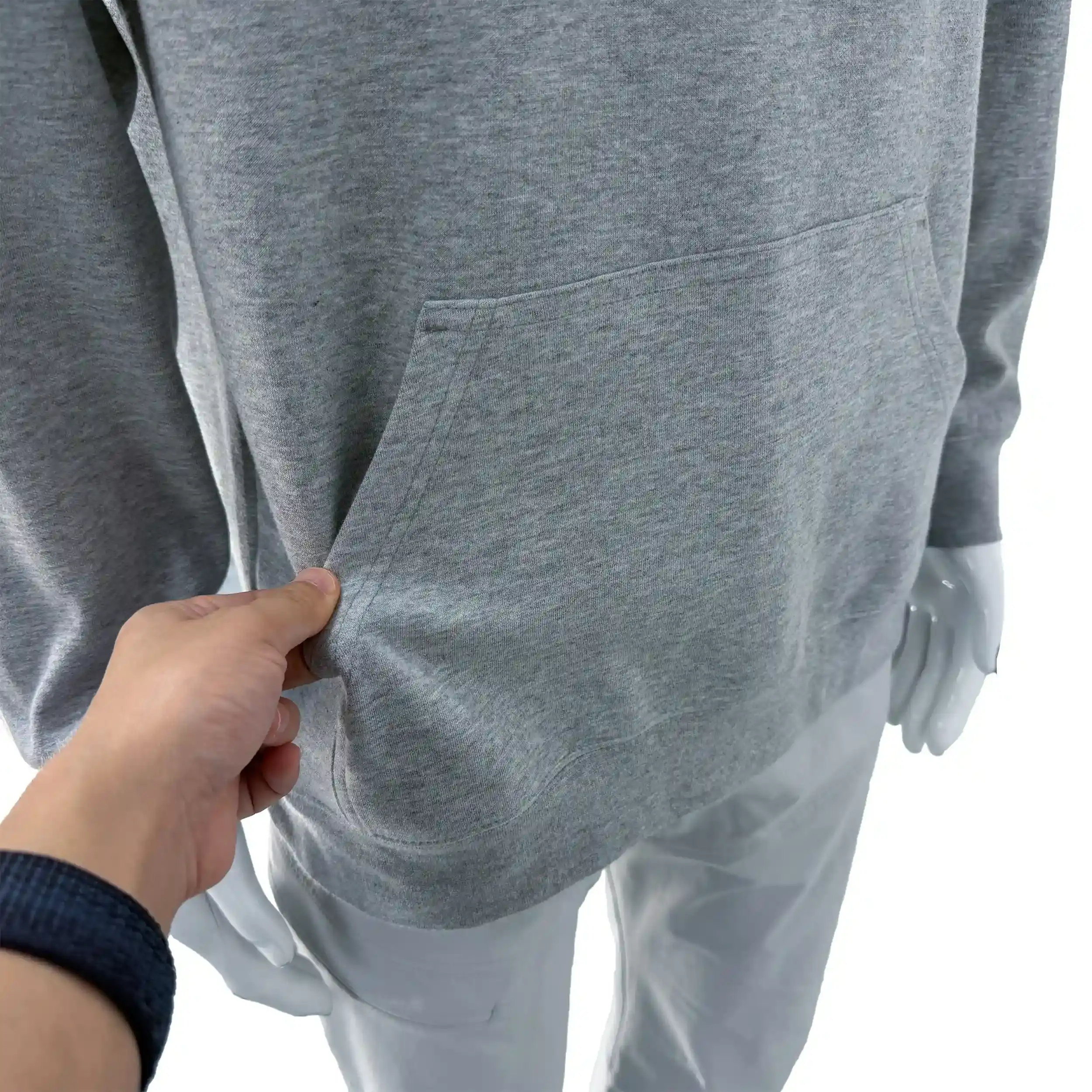 Combat Culture Hoodie Kangaroo Pocket Detail View 