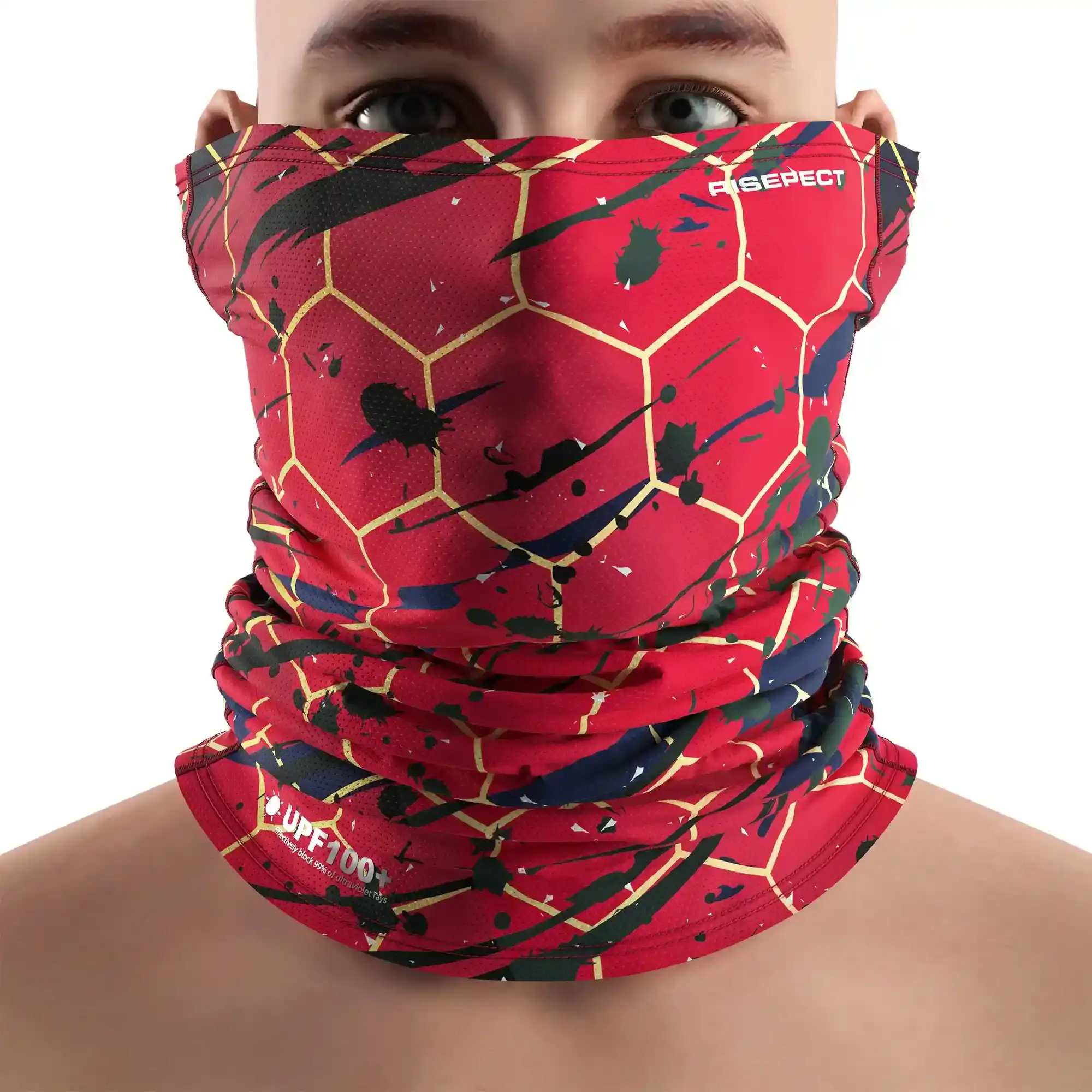 
                Men's UV Face Mask UPF100+ Sun Protection for Fishing Hiking Cycling