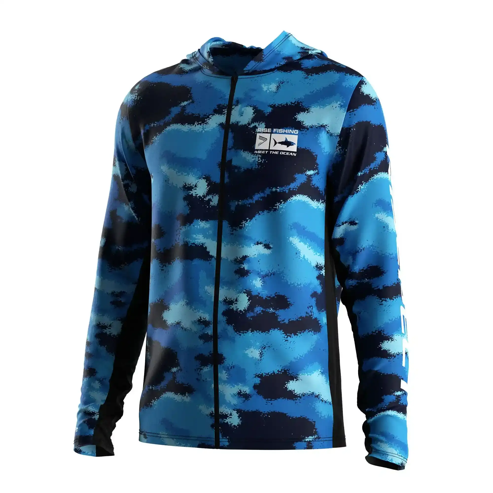 
                Wholesale Zip Hoodie Sun Protection Fishing Jersey Factory