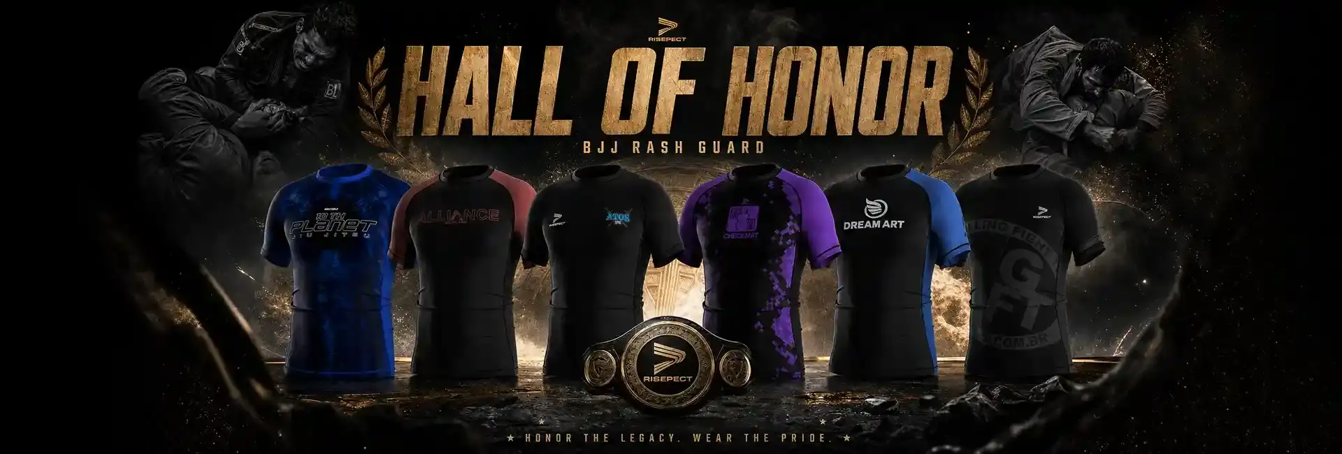 Hall of Honor - BJJ MMA Rash Guard