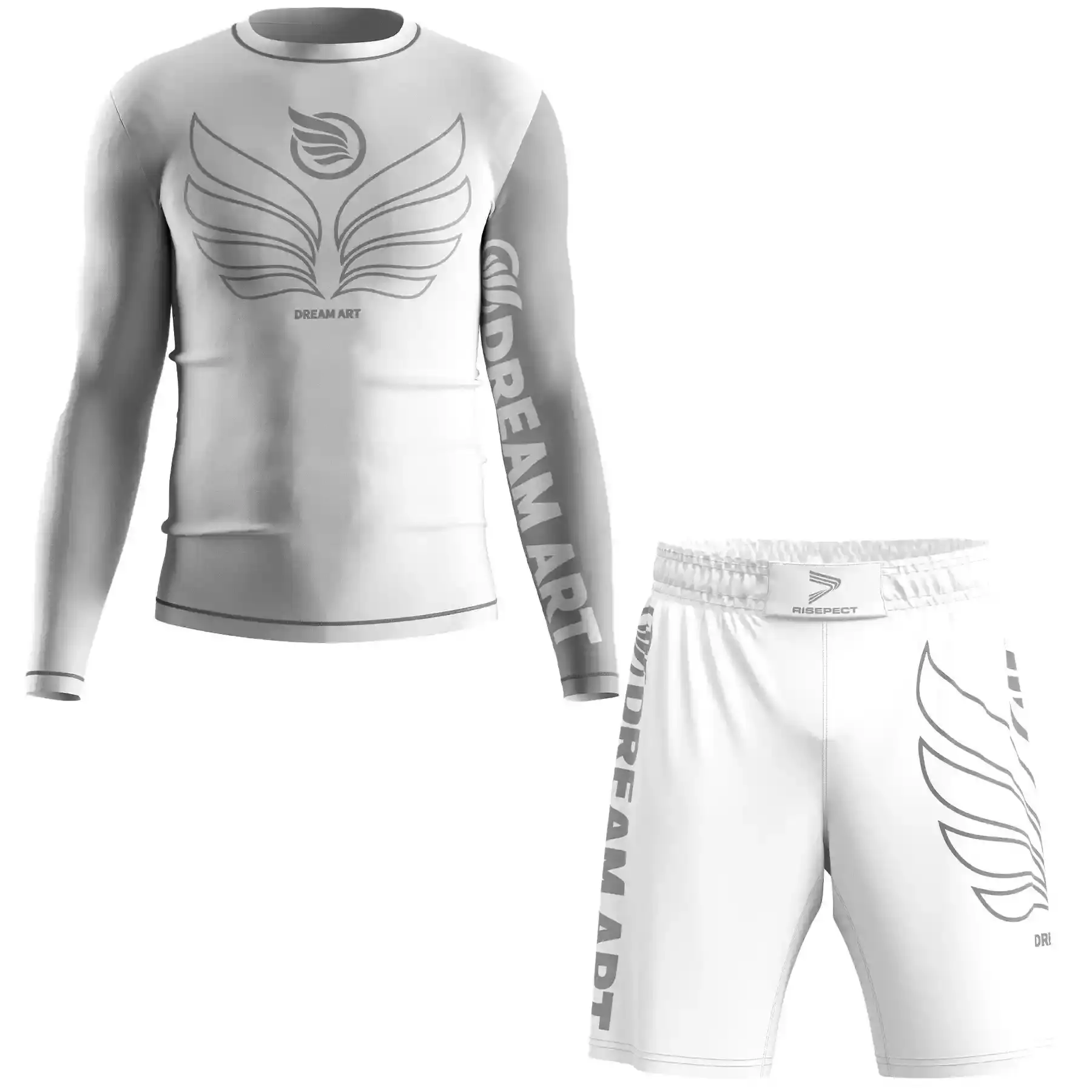 The Front of Dream Art Inspired White Belt Rank Package