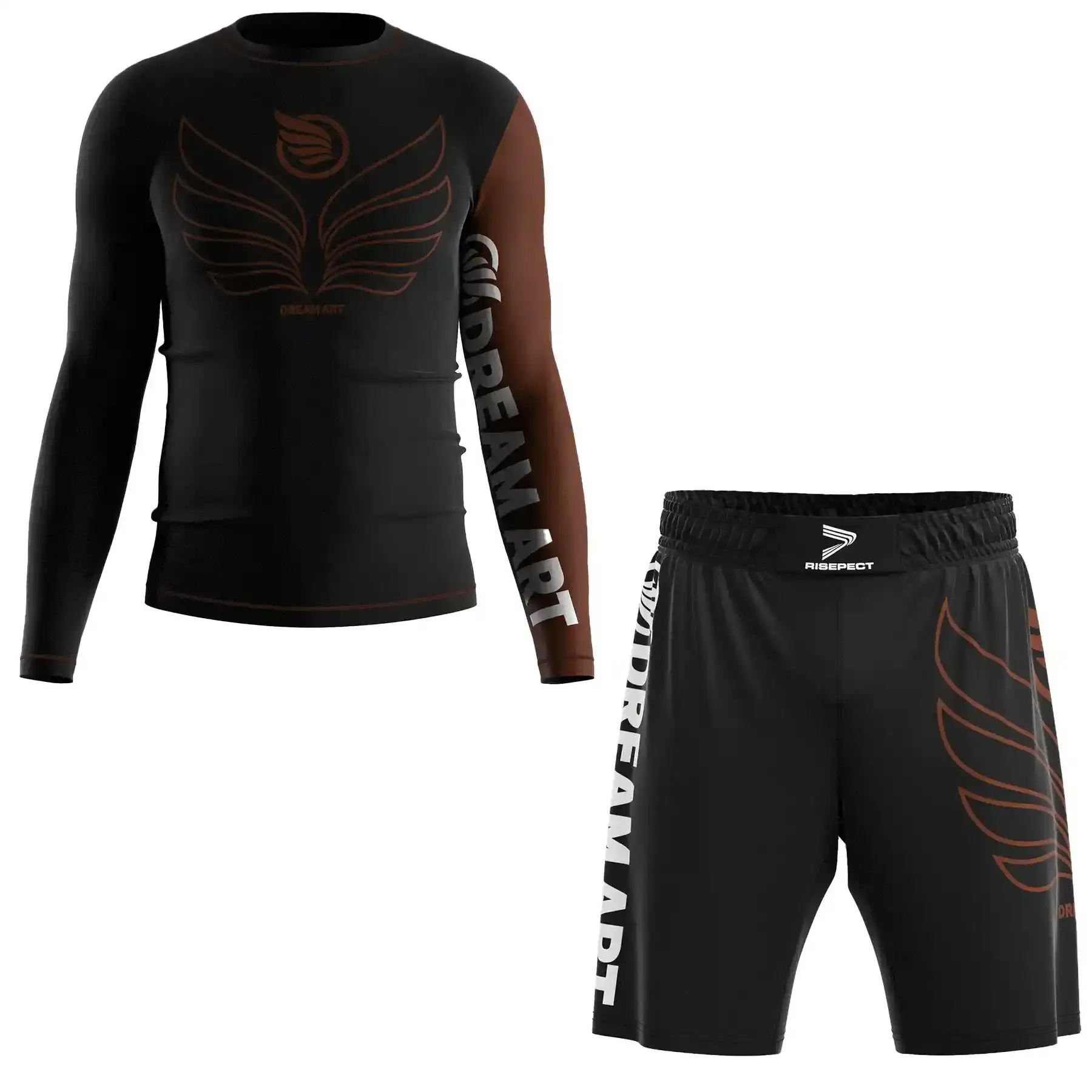 The Front of Dream Art Inspired Black-brown Belt Rank Package