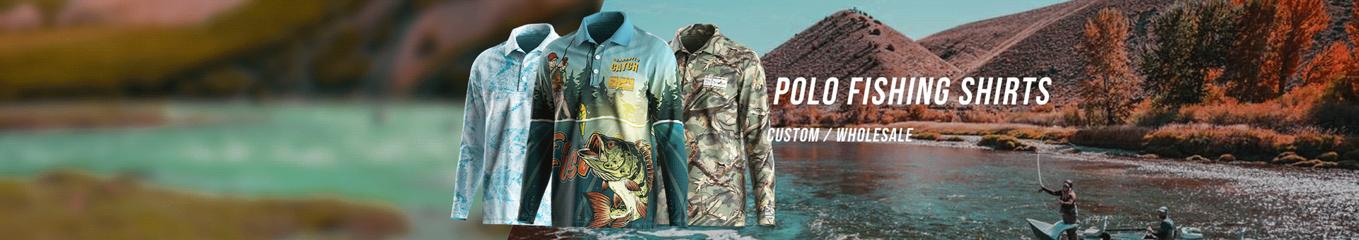 Polo Fishing Shirts Custom & Wholesale