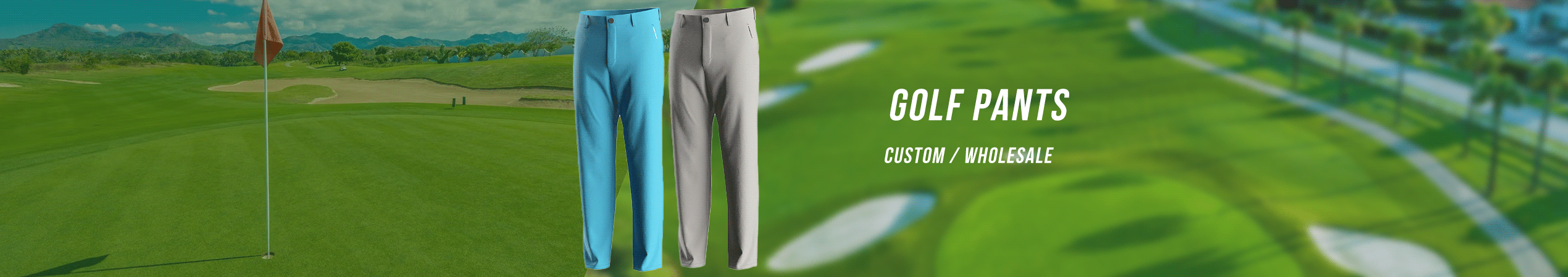 Custom Professional Golf Performance Pants Manufacturer