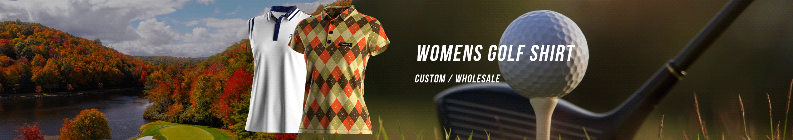 Custom Women's Golf Polo Shirt Manufacturer