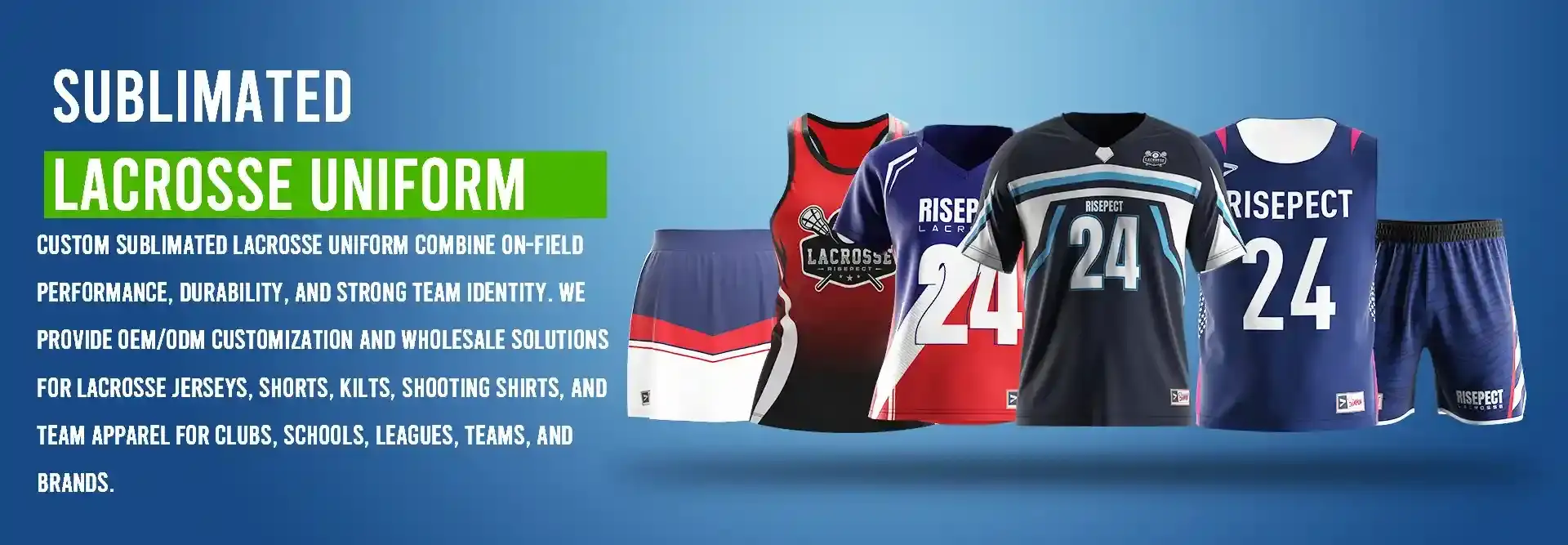 Custom Sublimated Lacrosse Uniform