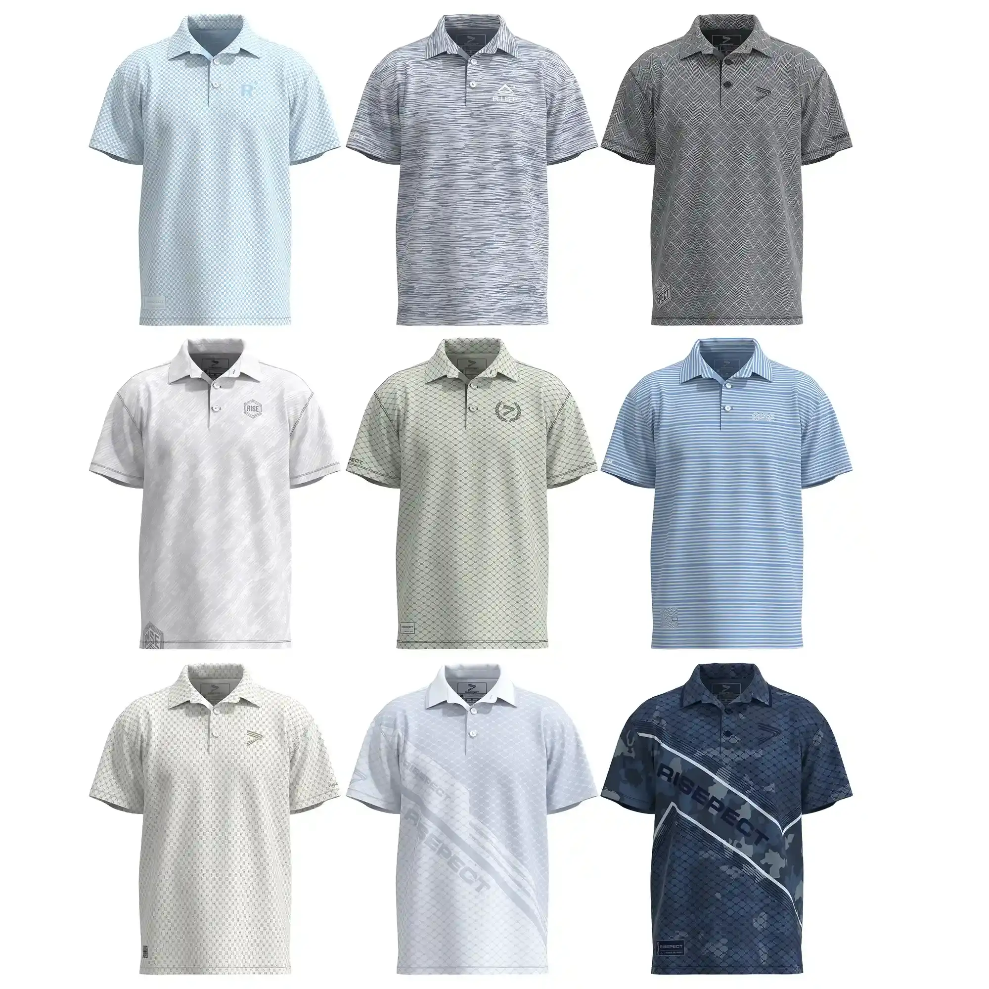 Urban upstart luxury mens golf short sleeve polo collection
