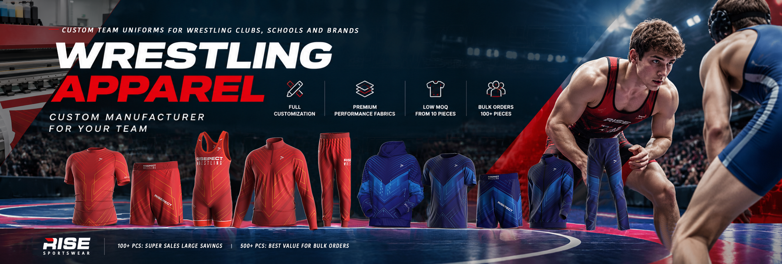 Custom Wrestling Apparel Manufacturer